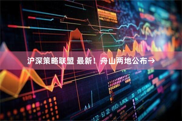 沪深策略联盟 最新！舟山两地公布→